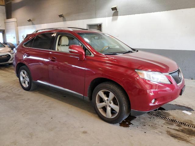 2T2BK1BA4AC065130 - 2010 LEXUS RX 350 RED photo 4