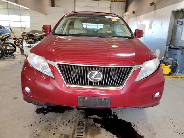 2T2BK1BA4AC065130 - 2010 LEXUS RX 350 RED photo 5