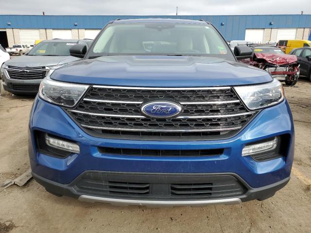 1FMSK8DH7NGB51459 - 2022 FORD EXPLORER XLT BLUE photo 5