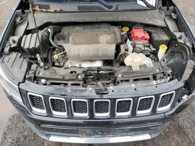 3C4NJDCB0KT596577 - 2019 JEEP COMPASS LIMITED BLACK photo 12