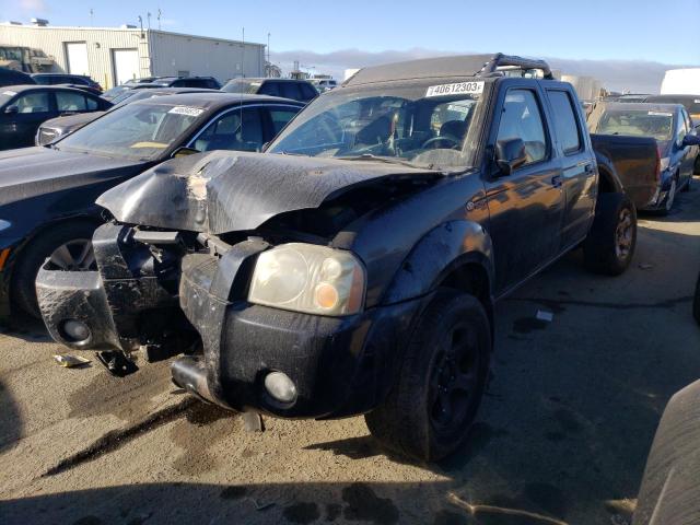 1N6MD29X92C364756 - 2002 NISSAN FRONTIER CREW CAB SC BLACK photo 1