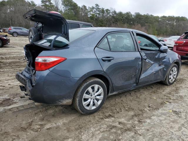 2T1BURHE2GC694644 - 2016 TOYOTA COROLLA L GRAY photo 3