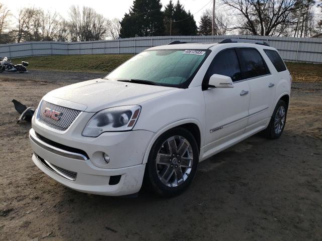 1GKKVTED1BJ336054 - 2011 GMC ACADIA DENALI WHITE photo 1