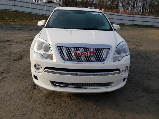 1GKKVTED1BJ336054 - 2011 GMC ACADIA DENALI WHITE photo 5