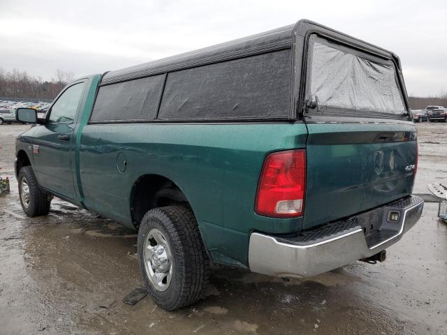 3C6LD5AT9CG299339 - 2012 DODGE RAM 2500 ST GREEN photo 2