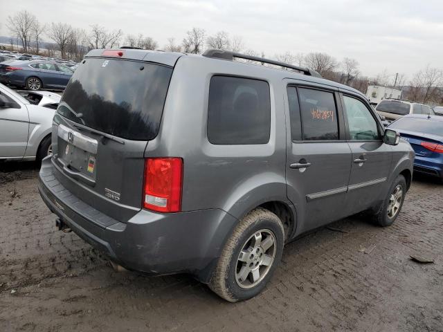 5FNYF4H97BB081935 - 2011 HONDA PILOT TOURING GRAY photo 3