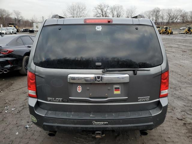 5FNYF4H97BB081935 - 2011 HONDA PILOT TOURING GRAY photo 6