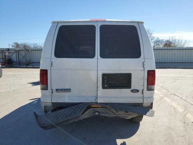 1FTNE24W87DA60029 - 2007 FORD ECONOLINE E250 VAN WHITE photo 6