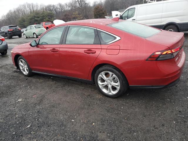 1HGCY1F22PA043457 - 2023 HONDA ACCORD LX RED photo 2