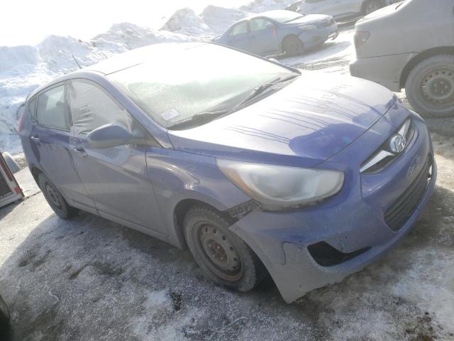 KMHCT5AE7EU155314 - 2014 HYUNDAI ACCENT GLS BLUE photo 4