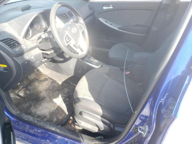 KMHCT5AE7EU155314 - 2014 HYUNDAI ACCENT GLS BLUE photo 7