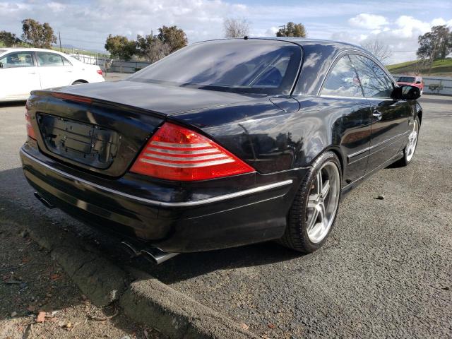 WDBPJ79J75A046134 - 2005 MERCEDES-BENZ CL 65 AMG BLACK photo 3