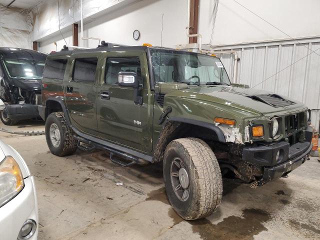 5GRGN23U74H104873 - 2004 HUMMER H2 GREEN photo 4