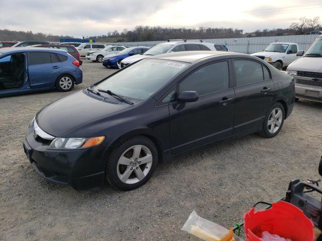 19XFA1F68BE045139 - 2011 HONDA CIVIC LX-S Czarny zdjęcie 1