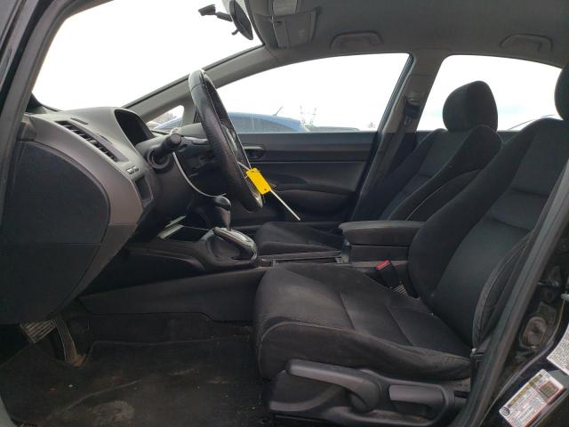 19XFA1F68BE045139 - 2011 HONDA CIVIC LX-S Czarny zdjęcie 7