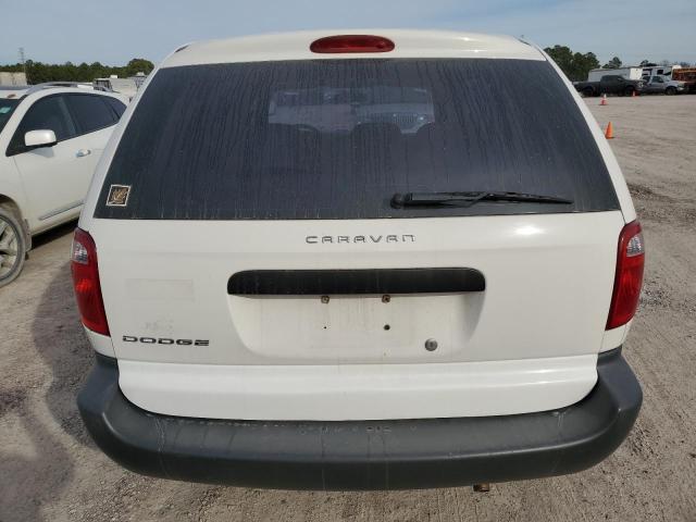 1D4GP25B06B750319 - 2006 DODGE CARAVAN SE WHITE photo 6