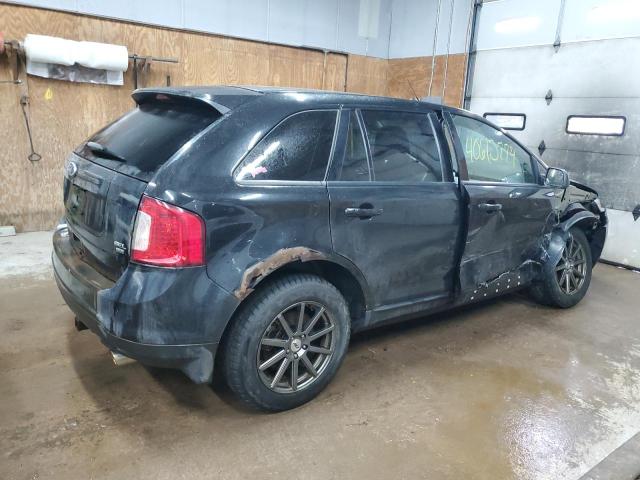 2FMDK4JC1DBA04618 - 2013 FORD EDGE SEL BLACK photo 3