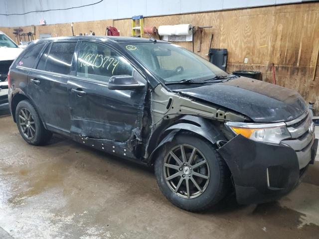 2FMDK4JC1DBA04618 - 2013 FORD EDGE SEL BLACK photo 4