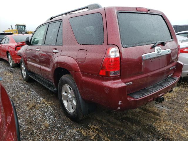 JTEBU14R98K019234 - 2008 TOYOTA 4RUNNER SR5 BURGUNDY photo 2