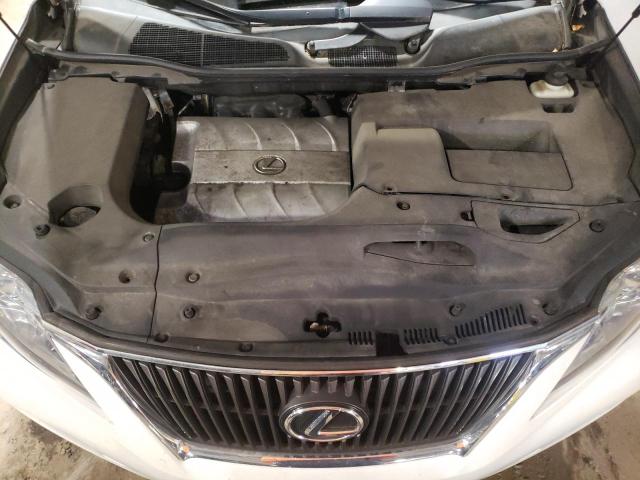 2T2BK1BA6AC042092 - 2010 LEXUS RX 350 WHITE photo 12