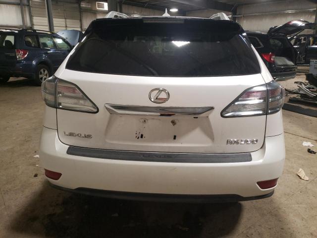 2T2BK1BA6AC042092 - 2010 LEXUS RX 350 WHITE photo 6