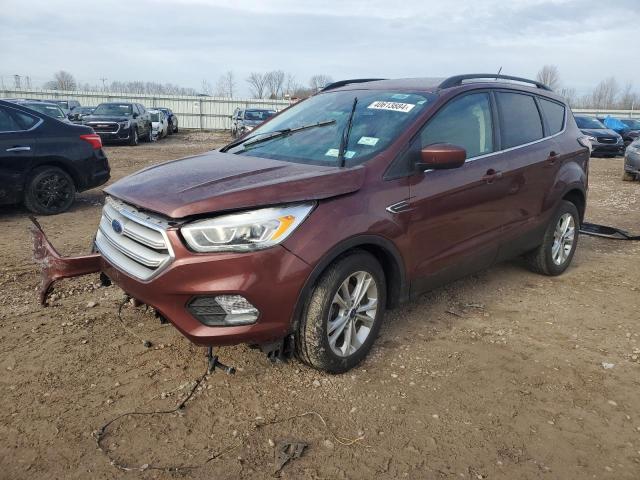 1FMCU0HD9JUA82129 - 2018 FORD ESCAPE SEL BROWN photo 1