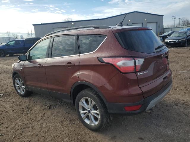 1FMCU0HD9JUA82129 - 2018 FORD ESCAPE SEL BROWN photo 2