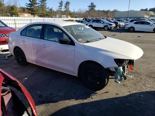 3VW2K7AJ2EM235911 - 2014 VOLKSWAGEN JETTA BASE WHITE photo 4