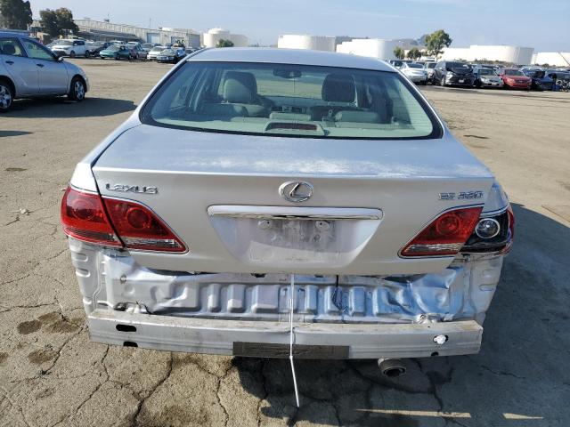 JTHBA30G765161752 - 2006 LEXUS ES 330 SILVER photo 6