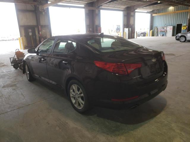 5XXGM4A75DG122945 - 2013 KIA OPTIMA LX RED photo 3