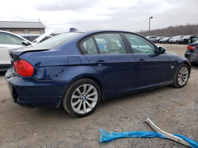 WBAPK7G55BNN48825 - 2011 BMW 328 XI BLUE photo 3