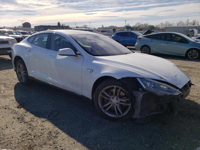 5YJSA1H10EFP44702 - 2014 TESLA MODEL S WHITE photo 4