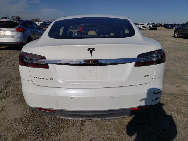 5YJSA1H10EFP44702 - 2014 TESLA MODEL S WHITE photo 6