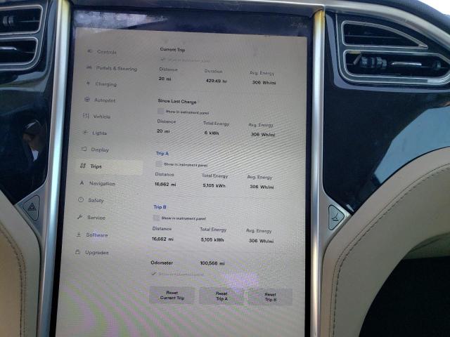 5YJSA1H10EFP44702 - 2014 TESLA MODEL S Ağ foto 9