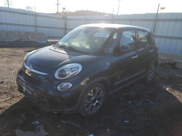 ZFBCFADH0EZ006968 - 2014 FIAT 500L TREKKING GRAY photo 1