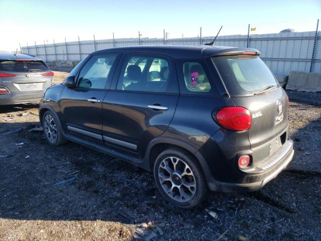 ZFBCFADH0EZ006968 - 2014 FIAT 500L TREKKING GRAY photo 2