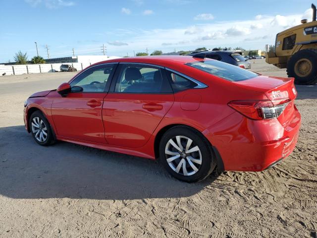 2HGFE2F23PH552745 - 2023 HONDA CIVIC LX RED photo 2