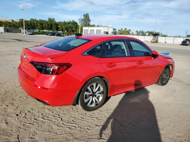 2HGFE2F23PH552745 - 2023 HONDA CIVIC LX RED photo 3