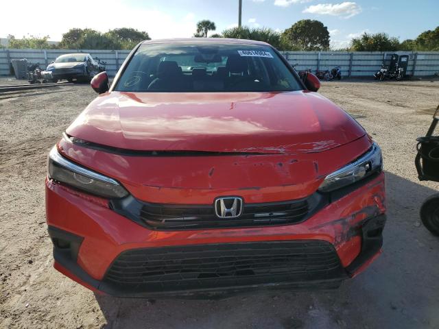 2HGFE2F23PH552745 - 2023 HONDA CIVIC LX RED photo 5