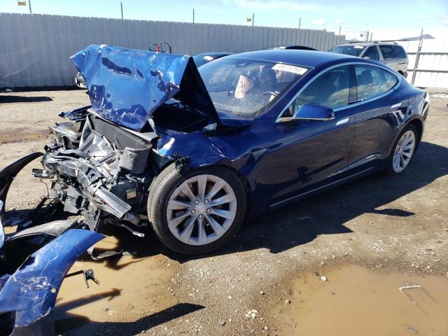 5YJSA1E1XGF152828 - 2016 TESLA MODEL S Կապույտ լուսանկար 1