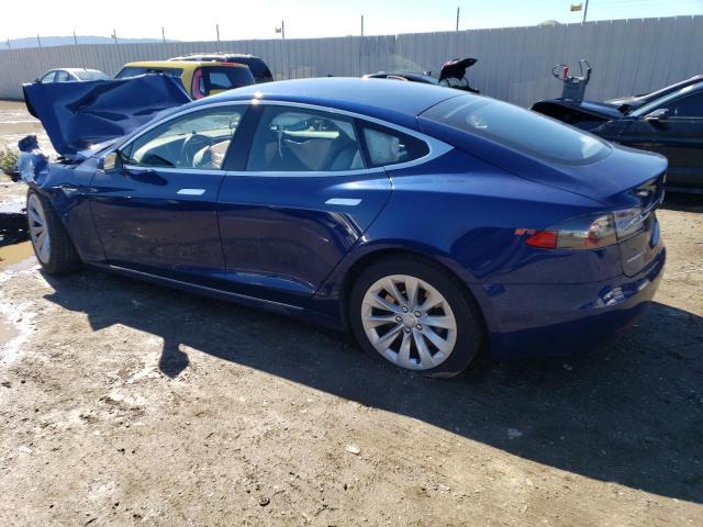 5YJSA1E1XGF152828 - 2016 TESLA MODEL S Կապույտ լուսանկար 2
