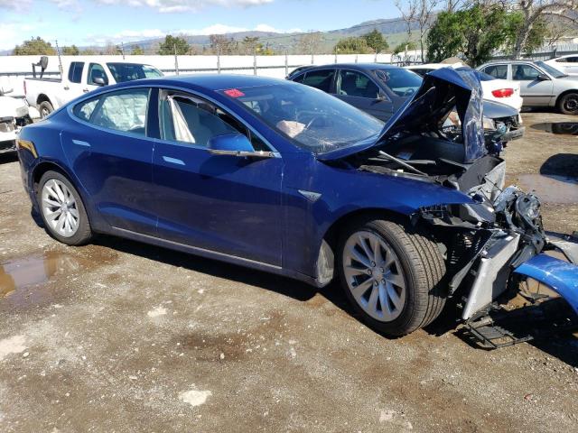 5YJSA1E1XGF152828 - 2016 TESLA MODEL S Կապույտ լուսանկար 4