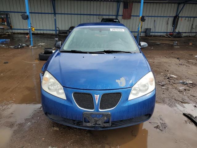 1G2ZG58B274179560 - 2007 PONTIAC G6 BASE BLUE photo 5