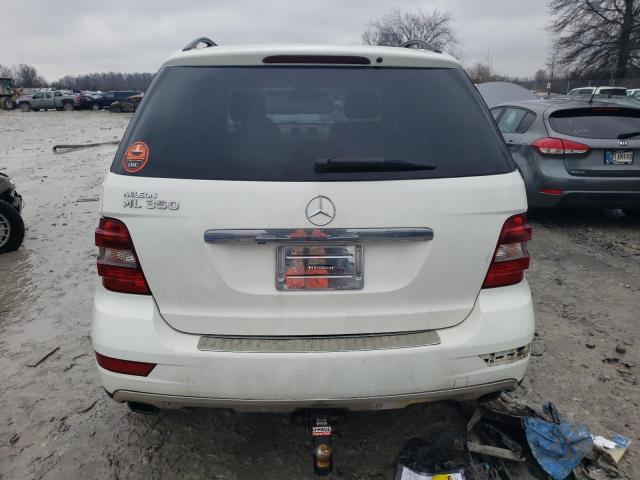 4JGBB5GB0BA728014 - 2011 MERCEDES-BENZ ML 350 WHITE photo 6