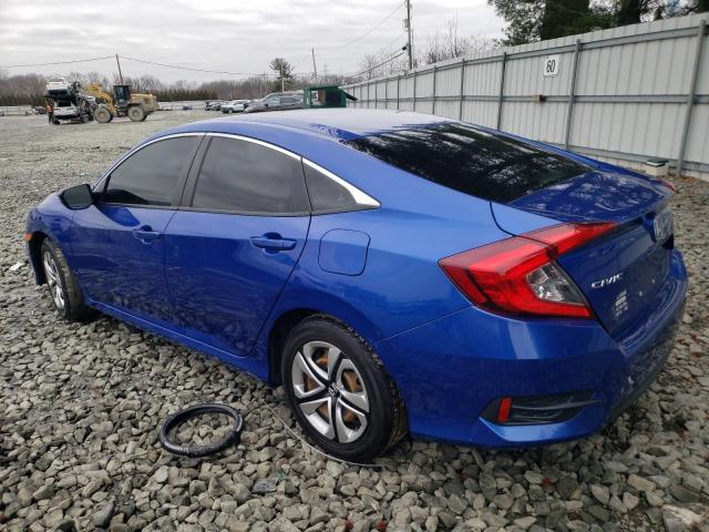 19XFC2F53JE010613 - 2018 HONDA CIVIC LX BLUE photo 2