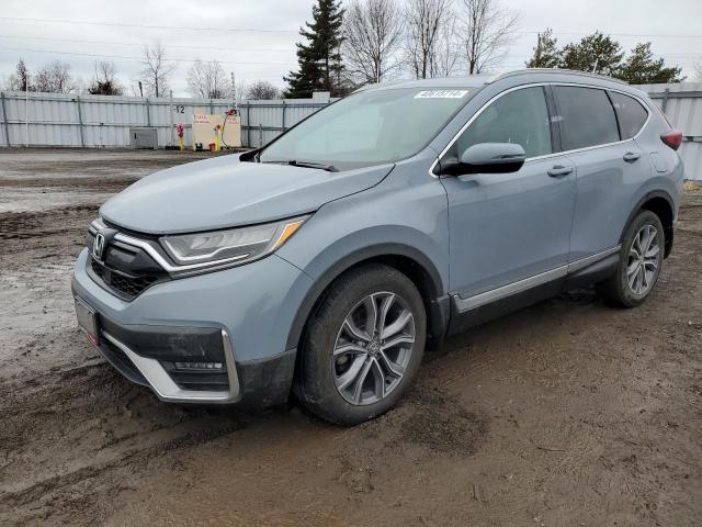 2HKRW2H9XLH223920 - 2020 HONDA CR-V TOURING GRAY photo 1