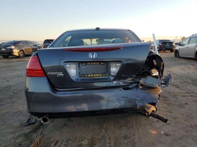 1HGCM66567A041763 - 2007 HONDA ACCORD EX CHARCOAL photo 6