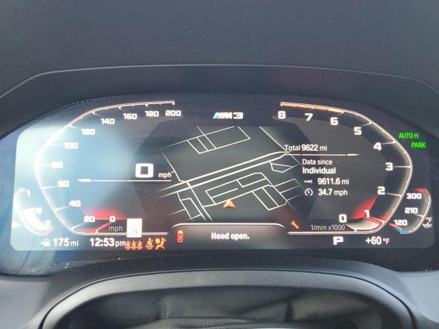 WBS43AY07NFN10202 - 2022 BMW M3 COMPETITION ნაცრისფერი ფოტო 9