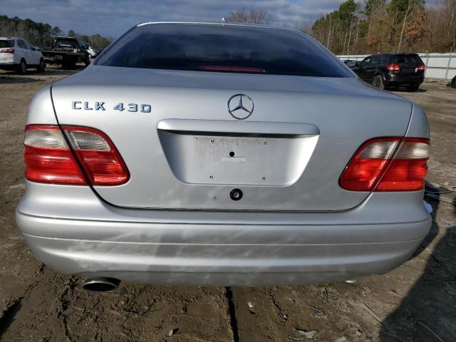 WDBLJ70G81T090707 - 2001 MERCEDES-BENZ CLK 430 SILVER photo 6