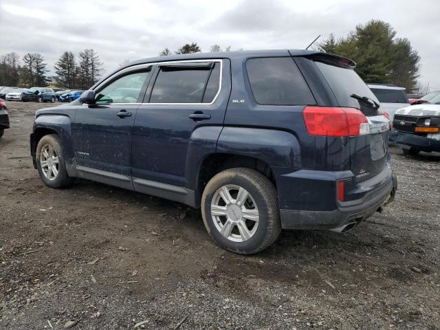 2GKFLSEK9G6245411 - 2016 GMC TERRAIN SLE BLUE photo 2